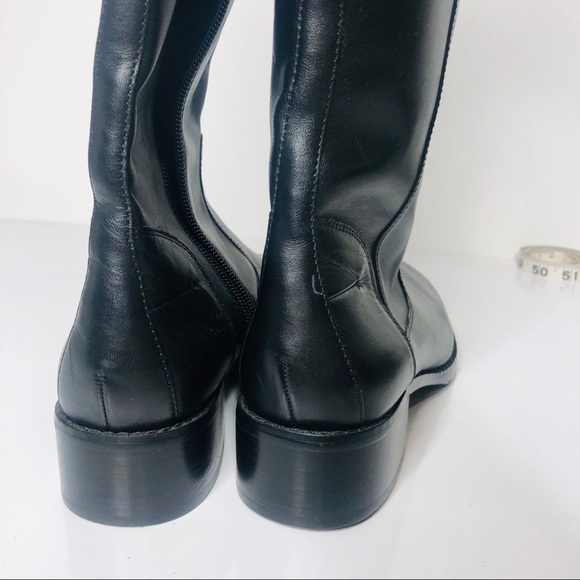 Donald J Pliner Bixbi Black Leather Tall Boots NEW - Picture 12 of 12